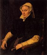 Anthonis Mor Portrait of Anne Fernely oil painting artist